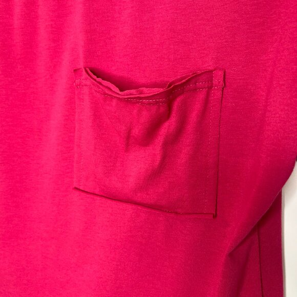 Ashlee by Amaryllis Fuchsia Womens Top Long Sleeve, Size x-small, Relaxed Fit - Picture 4 of 11